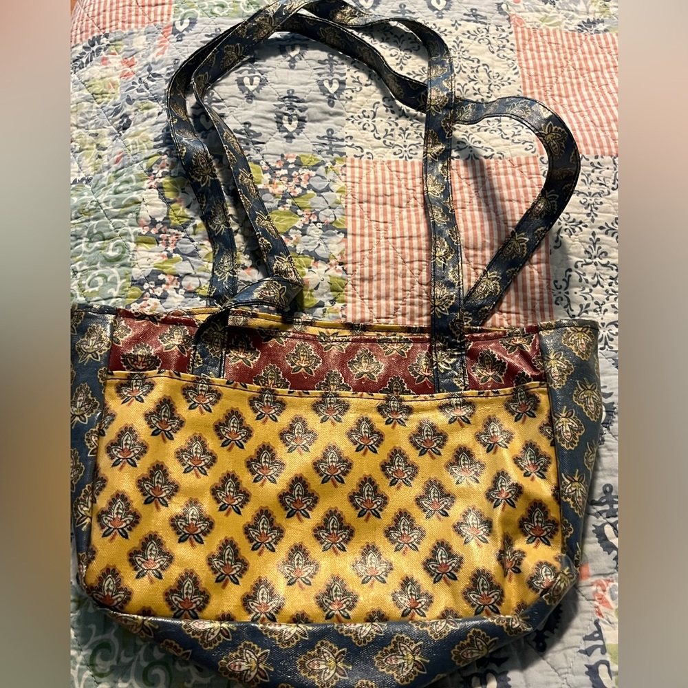 EUC Nordic House Designs oilcloth handbag